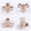 Microwave Turntable Coupler Microwave Oven Turntable Roller Guide Support Glass Tray Drive Coupling Replacement Parts 5