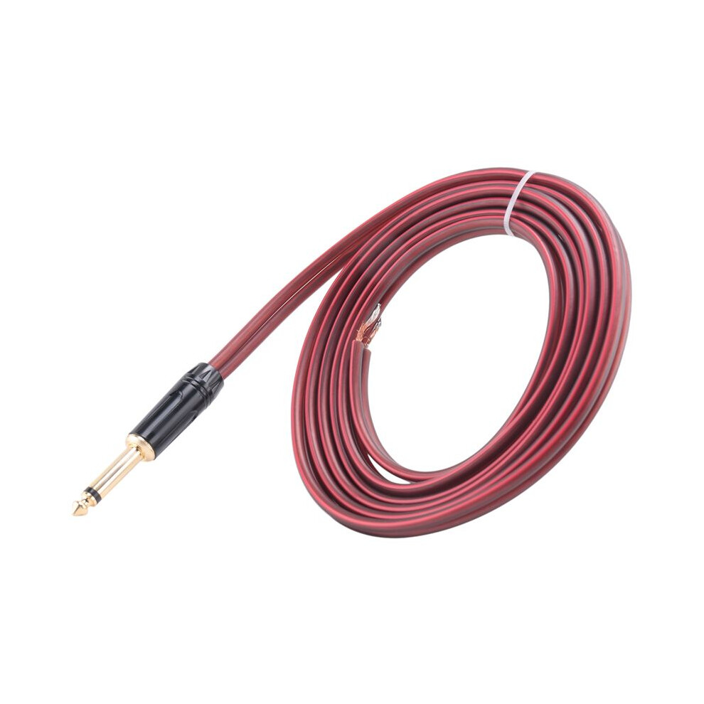 1/4 Ts To Speaker Bare Wire,Audio Cable To 6.35Mm Male Mono Adapter Replacement Open End -Plated Ofc Hifi Ts Speaker Gold 6031029054679