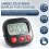 Kitchen Timer, Digital Visual Timer Magnetic Clock Stopwatch Countdown Timer, Large LCD Screen Display for Cooking 3