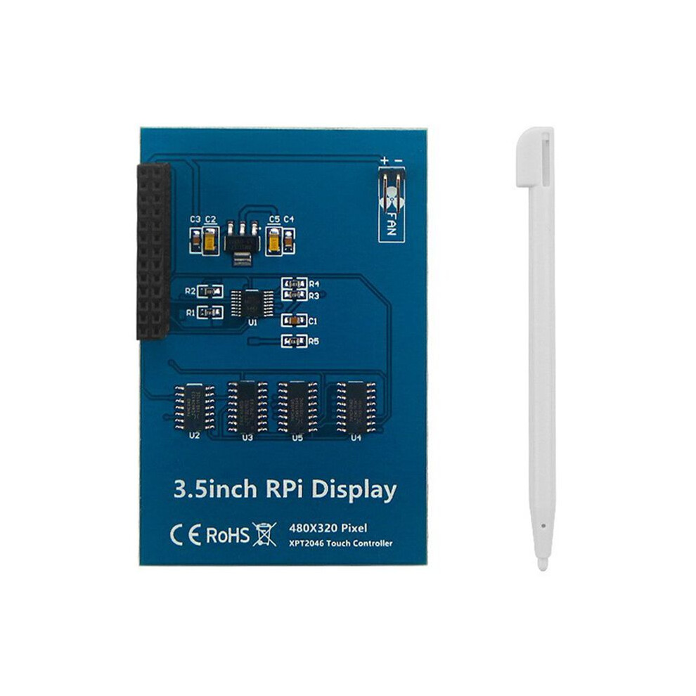3.5 Inch Rpi Display Touchscreen 480X320 For Raspberry Pi 5 5B 20 Frame Tft Lcd Module Screen Display With Touchpen 4714193827509
