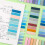 7400 Sheets Transparent Sticky Notes Self-Adhesive BookMarker Annotation Reading Book Clear Tab Posted It 10