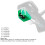 Record Player Needle Replacement for AT-VMN95E Stylus, Elliptical Turntable Needle for  AT-LP120X 6