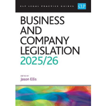 Business and Company Legislation 202526 Paperback Book