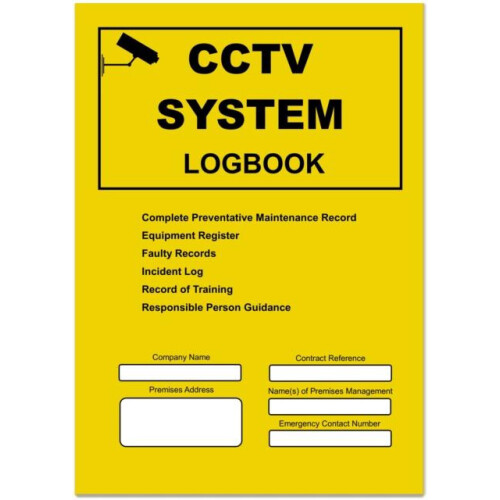 CCTV Logbook by DocsStore Paperback Book