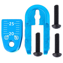 Aluminum Alloy 24T Servo Steering Arm Blue N10308B