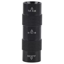 Aluminum 4-in-1 Pool Cue Tip Tool Repair Kit 5/16-18 Golf Billiards