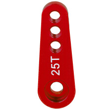 Aluminum Alloy 25T Servo Horn Arm for RC 1/8 1/10 (Red N10086R)