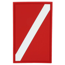 Outdoor PVC Scuba Diving Flag Patch Diver Down Badge