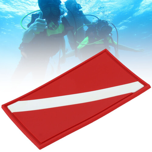 Outdoor PVC Scuba Diving Flag Patch Diver Down Badge 2