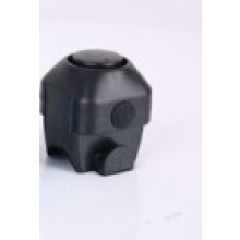 Plastic Mountain Bike Horn Coloured Warning Bell Accessory (Black)