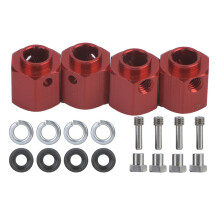 4pcs Metal Wheel Hub Adapter for TRAXXAS TRX-4 1/10 RC Car 12mm