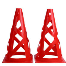 Outdoor Hollow Marker Cones Football Skating Traffic Barricade Red