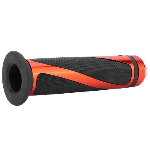 1 Pair Metal Motorcycle Throttle Handlebar Grip (Yellow) 1