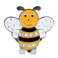 Metal Magnetic Golf Ball Mark with Hat Clip(bee)