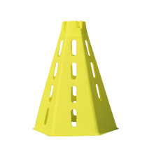 Outdoor Sports Hollow Marker Cones Football Training Traffic (Yellow)