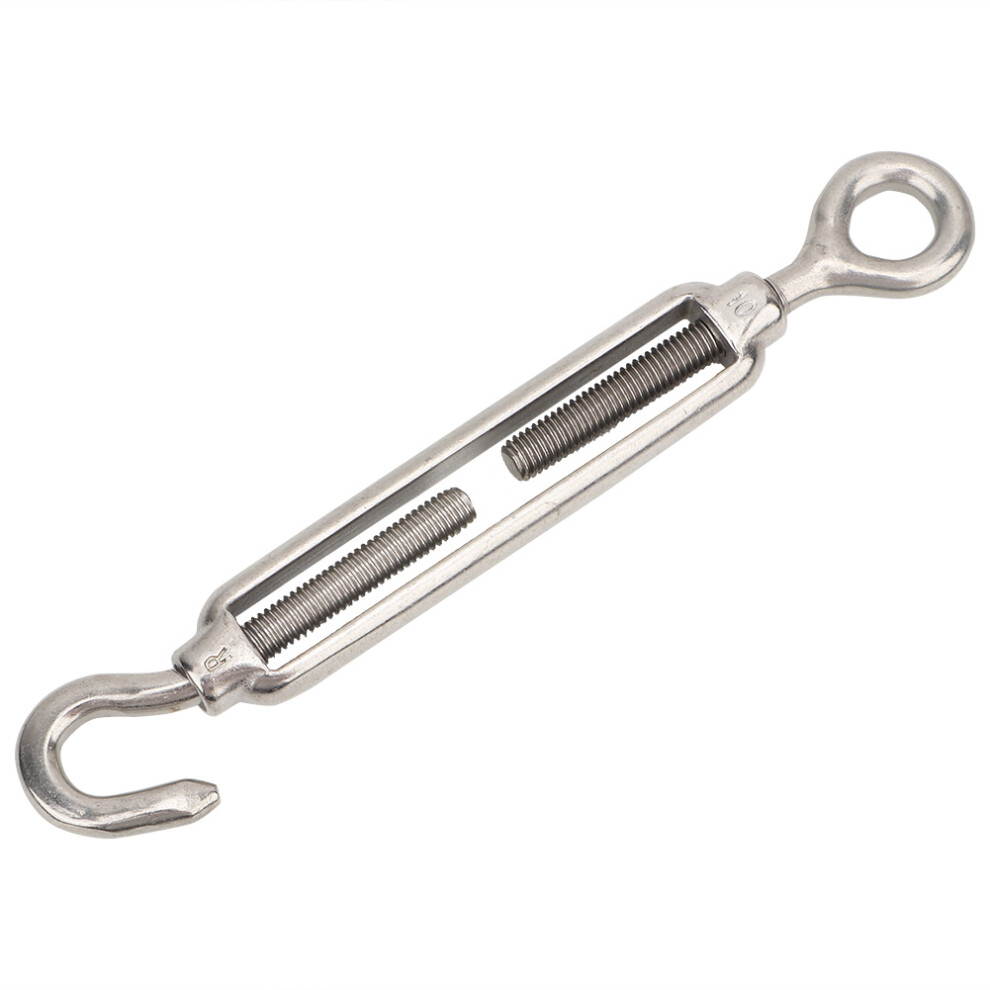 1 Pcs M10 Stainless Steel Adjust Chain Rigging Hook & Eye Turnbuckle 500367054567