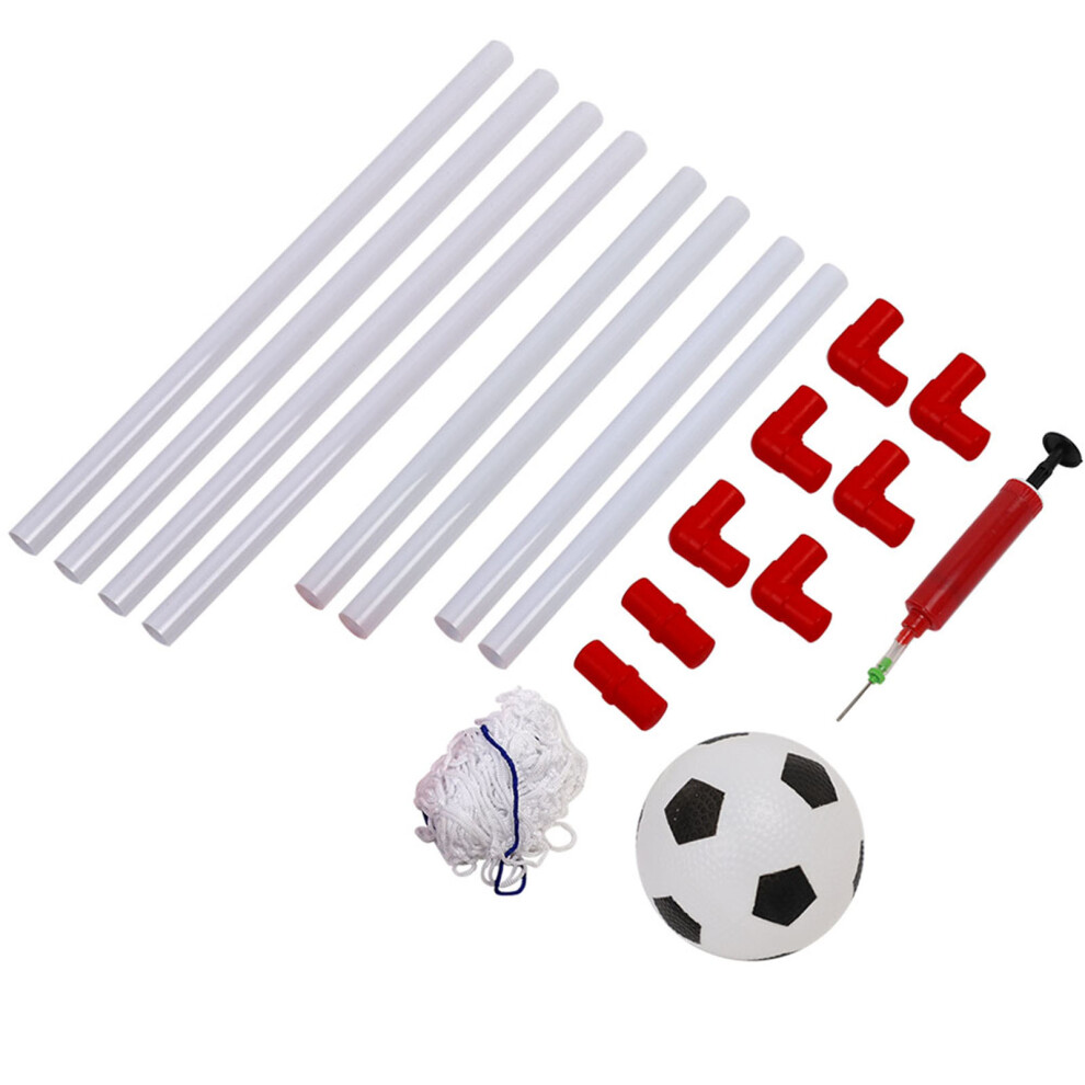 Indoor Outdoor Mini Soccer Goal Set with Ball Pump