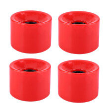 PUENTE 4pcs 70*51mm PU Skateboard Wheels (Red)