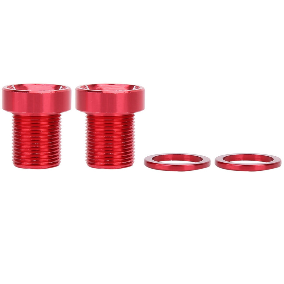 Splined Bottom Bracket Bolts M15*19Mm Titanium Bb Axis Screws Red 500367108512
