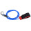 Kayak Paddle Leash Elastic String with Carabiner Blue 1
