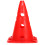 Football Training Cone with Hole Red 1