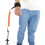 Bodyboard Wrist Leash 5.5MM/5ft Orange 2