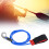 Kayak Paddle Leash Elastic String with Carabiner Blue 4