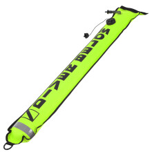 6FT High Visibility Inflatable Scuba SMB Surface Signal Buoy Yellow