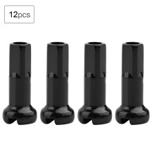 12PCS 7075 Aluminum Spoke Caps for Mountain Bike Black