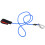 Kayak Paddle Leash Elastic String with Carabiner Blue 3