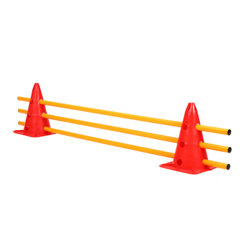 Football Training Cone with Hole Red 2