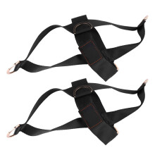 1Pair Ankle Foot Strap Fitness Gluteal Traction Tool (Gold)