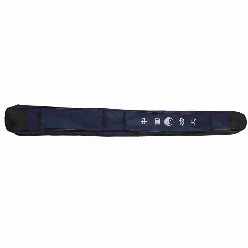 Martial Arts Sword Bag Thick Canvas Blue