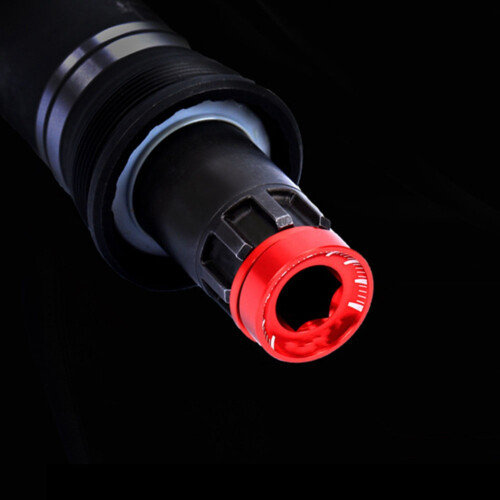 Splined Bottom Bracket Bolts M15*19mm Titanium BB Axis Screws Red 2