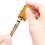 Portable 2in1 Billiard Cue Tip Tool Golden 2
