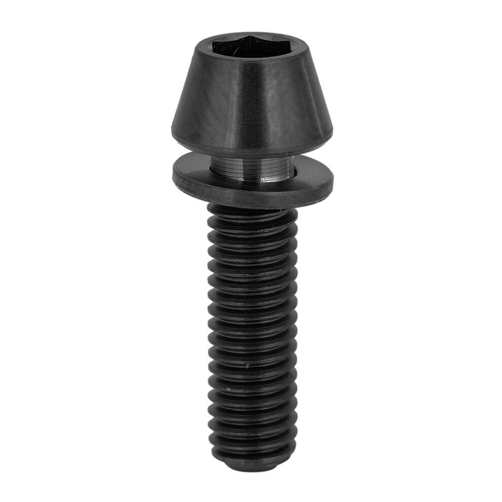 8Mm Cycling Tapered Head Bolt Screw M5x18 Black With Washer 500367112212