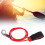 Kayak Paddle Leash Elastic String with Carabiner Red 4