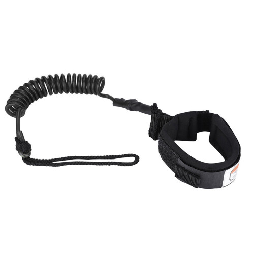 Stand Up Paddle Board 5mm Coiled Spring Leg Foot Rope (black) 2