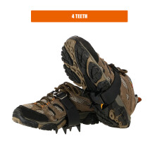4 Tooth Crampons for Mountain Climbing Hiking Ice Snow Shoes Spikes