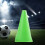 10pcs 23cm Green Soccer Training Cone 0-9 4
