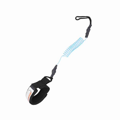 Stand Up Paddle Board 5mm Coiled Spring Leg Foot Rope (blue) 2