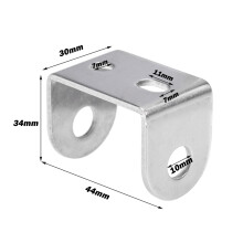Stainless Steel Kayak Rudder Mounting Bracket