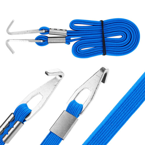 DUUTI Elastic Luggage Strap with Hooks (Blue) 2