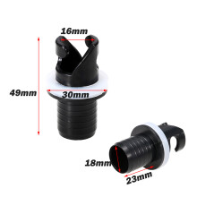 2Pcs Inflatable Boat Kayak Air Valve Adapter Pump Hose Connector