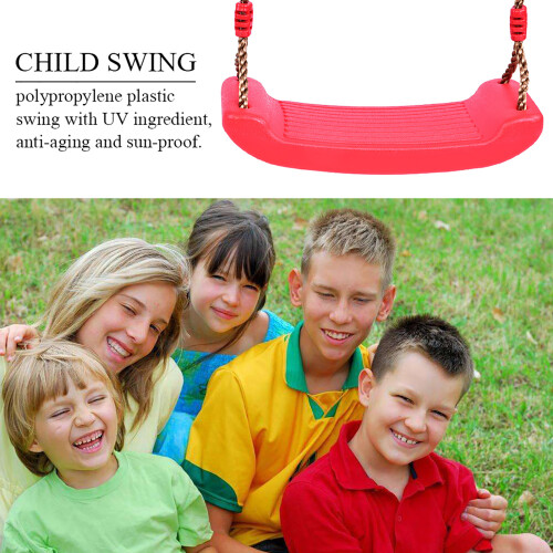 Child Plastic Bent Swing Seat for Backyard Playground 2
