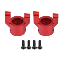 Aluminum C Hub Carrier Knuckle Arm Set for AX90056 Wrangler (Red)