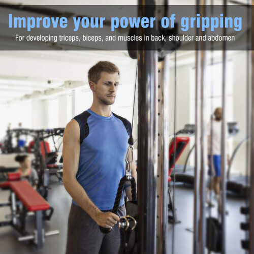 Musculus Biceps Triceps Tension Rope Gym Cable Attachment 2