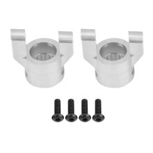 Aluminum C Hub Carrier Knuckle Arm Set for AX90056 Wrangler (Silver)