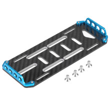 Aluminium Alloy Battery Mount for SCX10 CC01 F350 D90 1/10 RC Car Blue