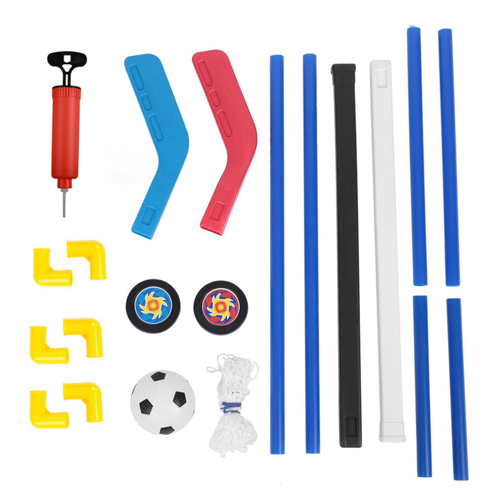 Children Sports Ice Hockey Soccer Goals Balls Pump Set
